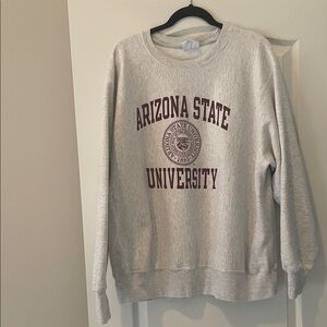 Champion Light Gray Reverse Weave Sweatshirt